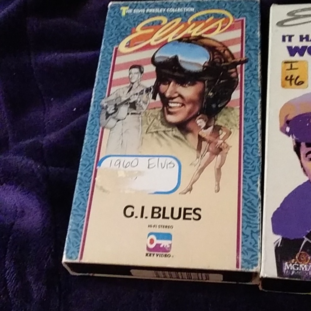 VTG VHS Tapes Elvis Presley